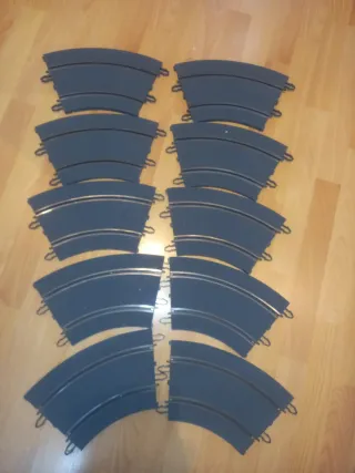 Lote Pistas Scalextric Rectas y Curvas