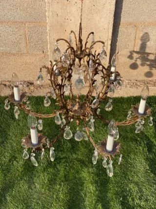 LÁMPARA ARAÑA SEIS LUCES