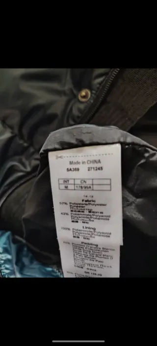 Giubbotto Armani verde-azzurro