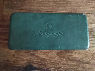 Pluma Estilográfica Montegrappa Plata y Oro