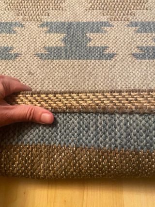 Alfombra grande diseño geométrico