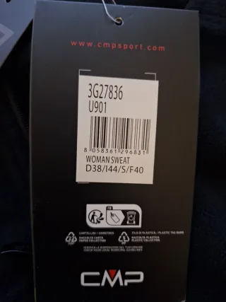 Polar CMP Negro, Talla S, Mujer