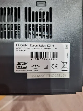 Stampante/Scanner Epson Stylus SX410 Nero