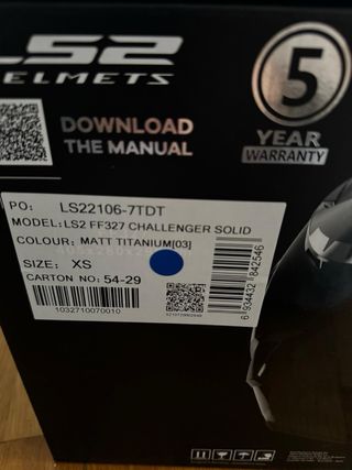 Casco de moto LS2 mate