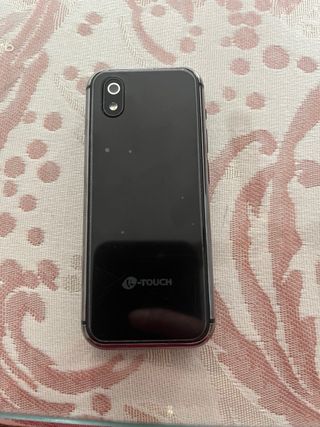 Móvil e-TOUCH gris y negro