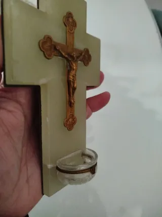 Antigua Benditera Crucifijo
