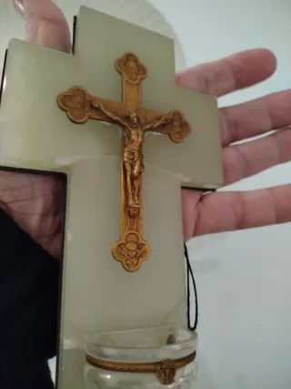 Antigua Benditera Crucifijo