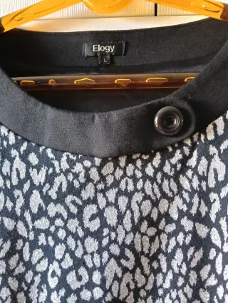 Vestido estampado animal print