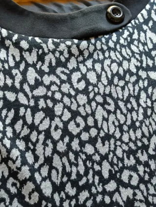 Vestido estampado animal print