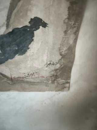 Acuarela Cuevas Guadix Antiguo