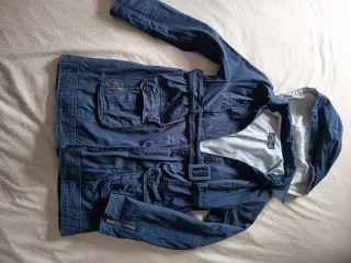 Abrigo fino Zara azul