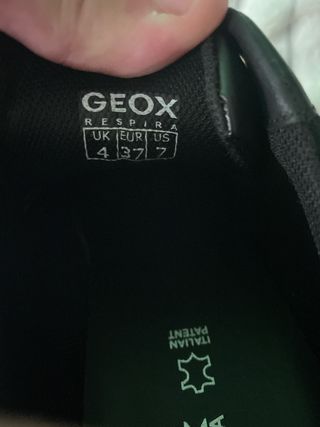 Geox Mujer Talla 37 Negro/Multicolor