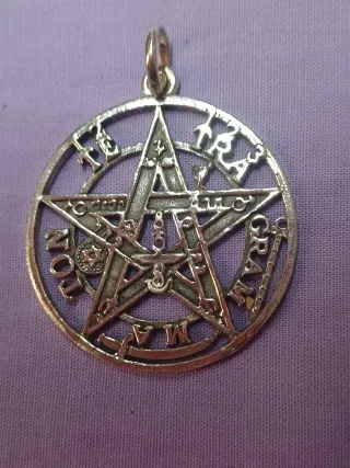 Colgante Tetragranmatón Plata