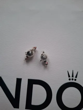 Pandora Charms Mickey y Minnie Mouse Plata Pandora