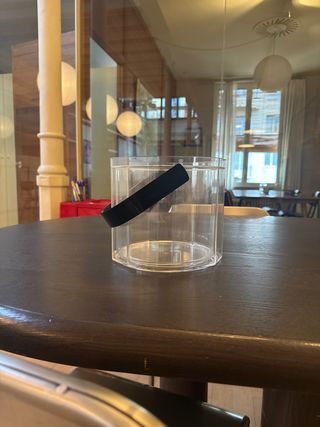 Cubitera Guzzini Transparente y Negra