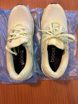 Zapatillas Adidas Mujer Amarillas y Blancas