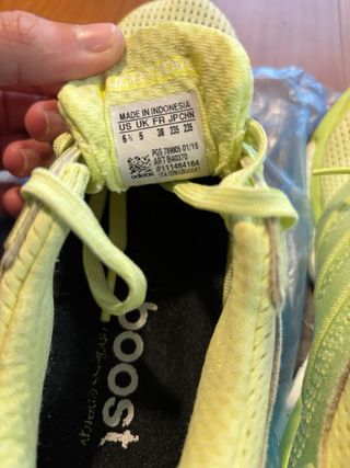 Zapatillas Adidas Mujer Amarillas y Blancas