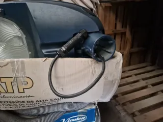 Farola exterior azul