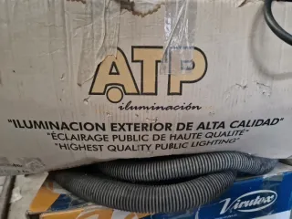 Farola exterior azul