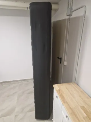 Base tapizada matrimonio 150x200 negra