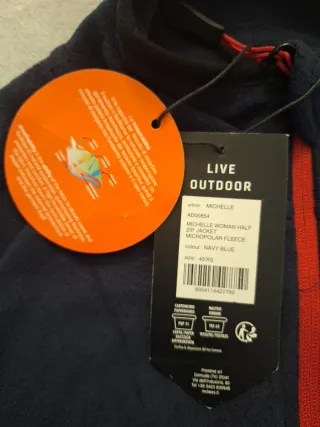 Chaqueta polar azul McKee's, Talls XS, Mujer