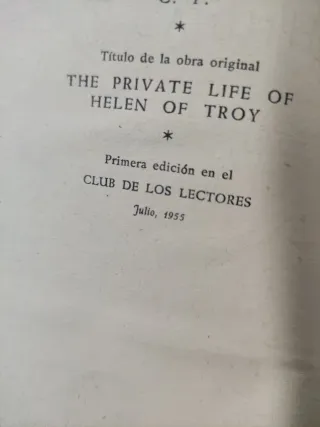 La vida privada de Helena de Troya (1955)