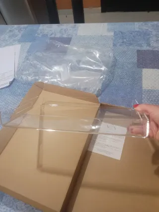 Vassoio in cristallo acrilico