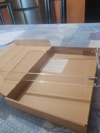 Vassoio in cristallo acrilico