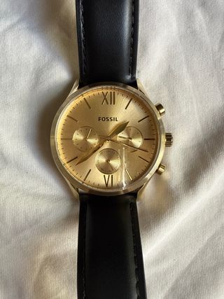 Reloj Fossil Dorado y Negro