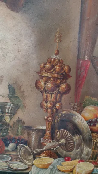 Dipinto Olio su Tela cornice 97 x 135 circa