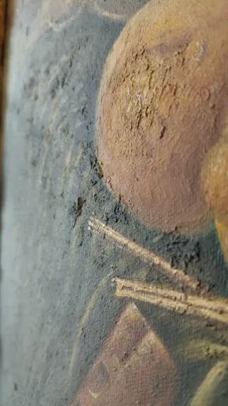 Dipinto Olio su Tela cornice 97 x 135 circa