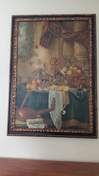 Dipinto Olio su Tela cornice 97 x 135 circa