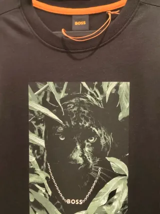 Camiseta BOSS Negra Hombre