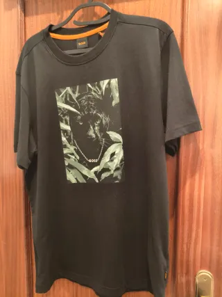 Camiseta BOSS Negra Hombre