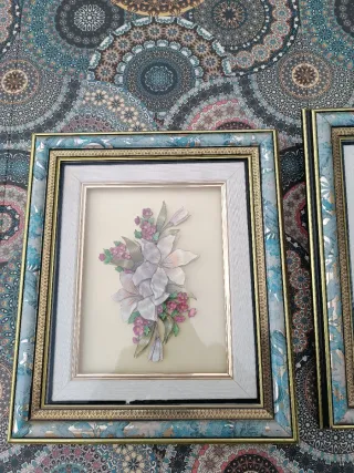 2 Cuadros Decorativos Flores