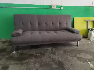 Sofá cama gris 135cm