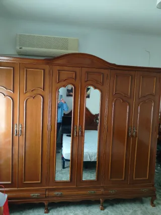 Dormitorio completo madera