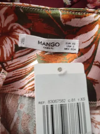 Vestido Tirantes Hojas Tropicales Rosa