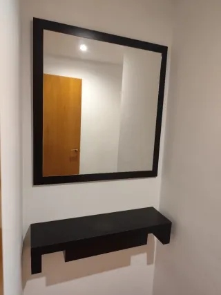 Conjunto recibidor negro