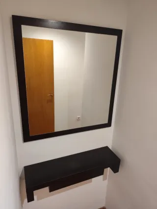 Conjunto recibidor negro