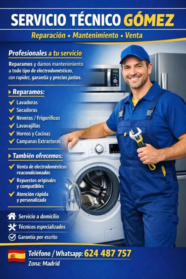 Reparaciones de electrodomésticos