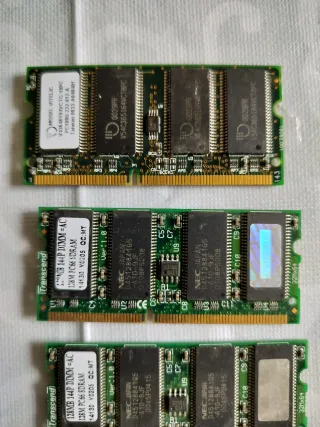 Lote 8 Memorias RAM Portátil Antiguas