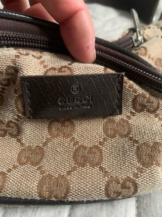 Riñonera Gucci Beige y Marrón