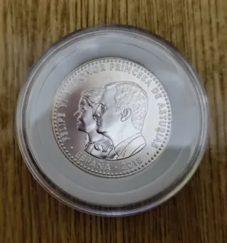 Moneda Plata 30 Euros España 2018