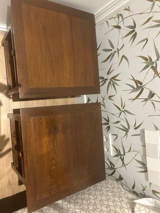 Mesitas de madera maciza teca 25cada una