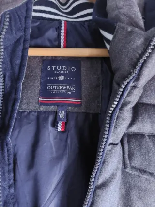 Chaleco acolchado hombre con capucha