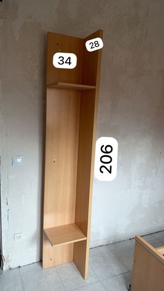 Cama nido colchon 90x190 + Armario + Estantería