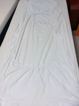 2 Fundas de colchón de algodón blanco