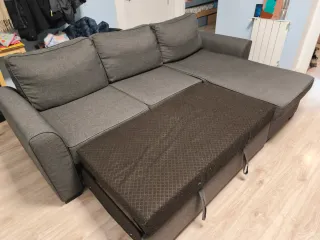 Sofá Cama Gris Maisons du Monde modelo Montreal