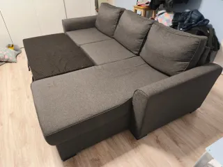 Sofá Cama Gris Maisons du Monde modelo Montreal